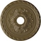 Ekena Millwork Palmetto Ceiling Medallion (Fits Canopies up to 5"), 20 7/8"OD x 3 5/8"ID x 1 5/8"P, Mississippi Mud CM20PMMMF - alternate 1